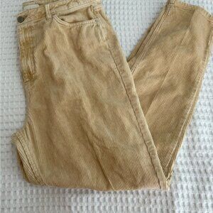 BDG Beige Corduroy Trousers